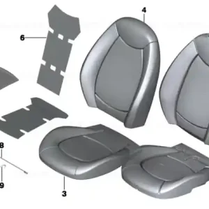 Preț mic Sports seat upholstery parts, leather CIS,T6,T9 - BMW - Mini