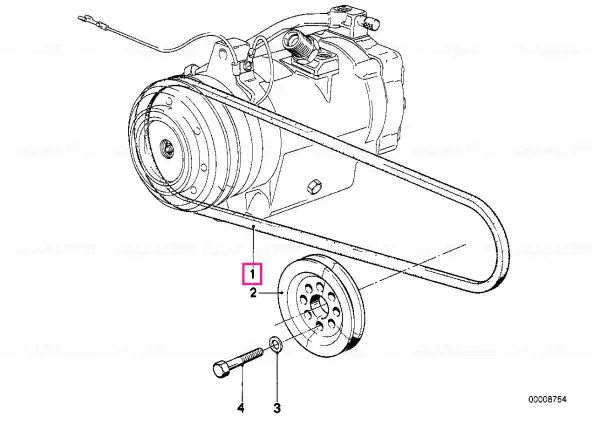 Curea ventilator - BMW Preț redus