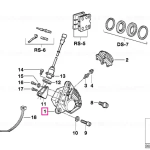 Chilipir Etrier frână fără placuță D=38MM - BMW Motorrad
