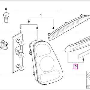 Kit retrofit reflector stânga - BMW - Mini Plată securizată
