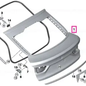 Trunk lid - BMW Cel mai bun preț
