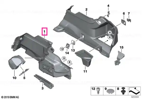 Ornament roată, stânga - BMW Ofertă exclusivă