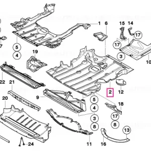 Underhood shield -M- - BMW Promoție