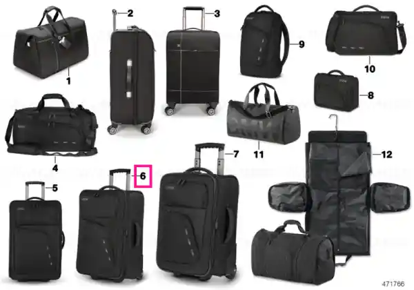Reducere extra BMW trolley 22", BLACK