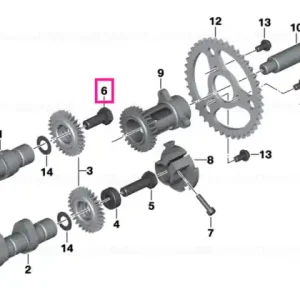 Șurub hexagonal 10X1,25X25-10.9 - BMW Motorrad Premium