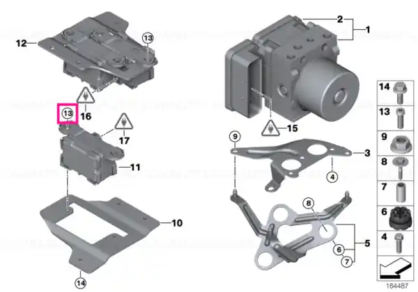 Chilipir Șurub ISA M6X12 ZNS3 - BMW