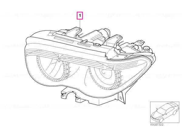 Ofertă Bi-xenon headlight AKL, left - BMW