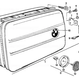 Set reparație încuietoare turnată CODE - BMW Motorrad Reduceri
