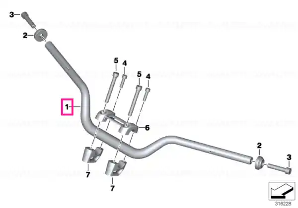 Handlebar - BMW Motorrad Discount