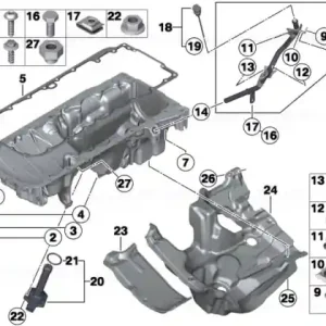 Baie ulei motor - BMW X5 E70 LCI, X6 E71 Ofertă limitată