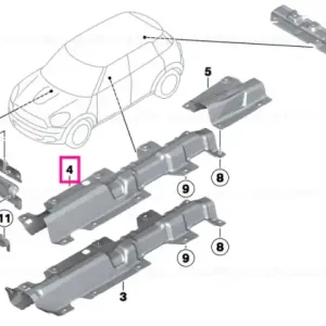 Mai ieftin Tunnel heat insulator - BMW - Mini