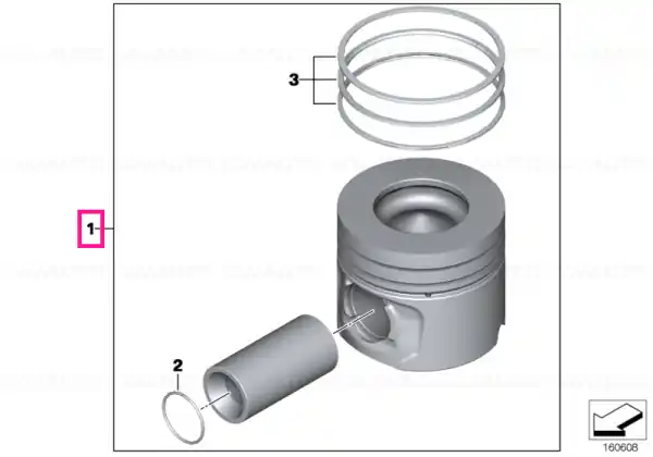 Premium Piston 84,210MM(+0,25) - BMW