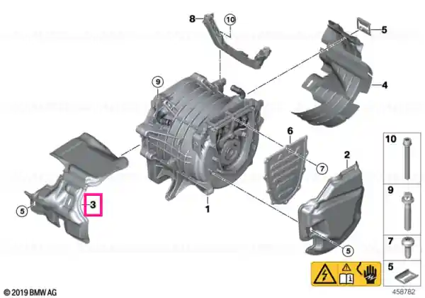 Reduceri Sound insulation, upper - BMW