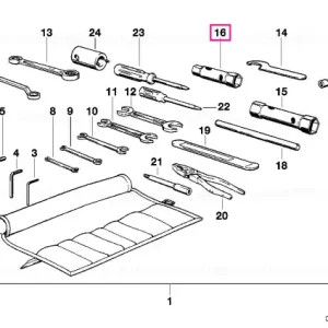 Socket wrench 13X19 - BMW Motorrad Discount