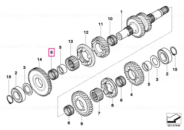 Needle cage 30X34X15,2 - BMW Motorrad Noutate