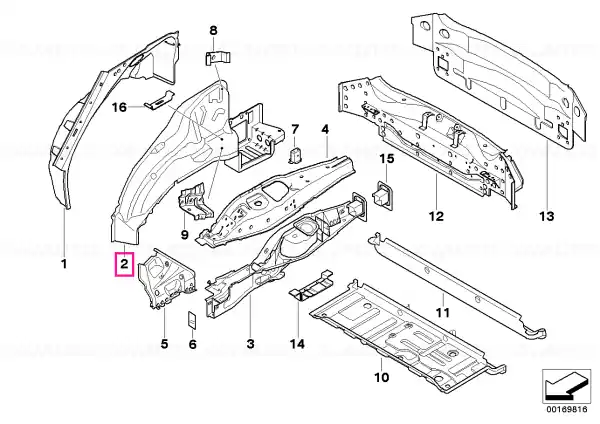 Popular Rear left wheelhouse - BMW
