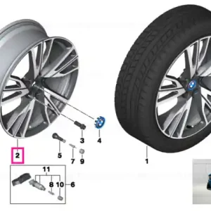 Alloy rim forged left 7,5JX20   ET:40 - BMW Preferatul clienților