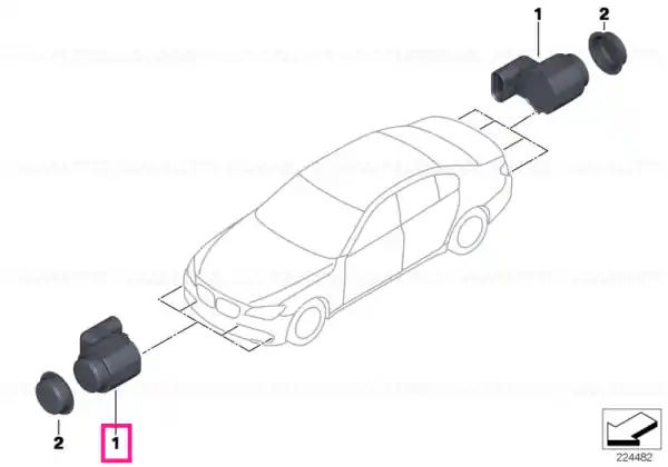 Senzor ultrasonic WB39 - BMW Ofertă exclusivă