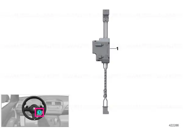 Control unit, steering wheel electronics - BMW Ultima șansă