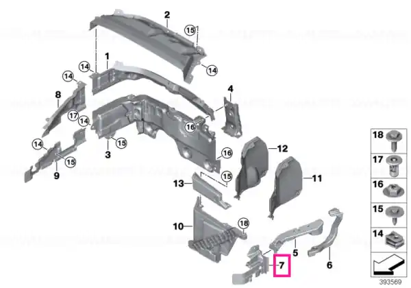 Nu rata Partition left - BMW