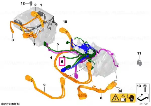 Harnais motor sistem senzori modul 2 - BMW Preferatul clienților