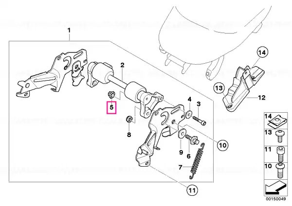 Piuliță hexagonală M5 - BMW Motorrad Ofertă de sezon
